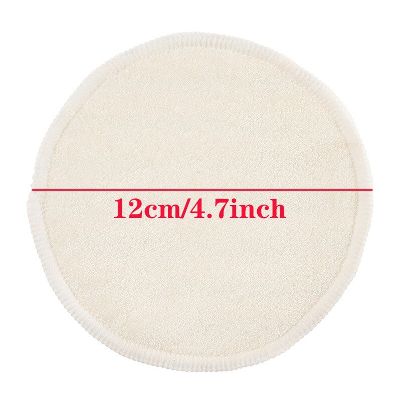 Mehrweg Bambus Brust Pads Für Fütterung Wasserdicht PUL Große Saugfähigkeit Mikrofaser Schwangere Frauen Stillen Pflege Pad 12cm