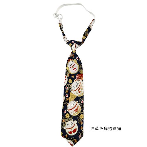 Kvinder mænd dreng pige barn koreansk japansk catwave vintage søde kawaii hals slips tilbehør streetwear slips: Som foto 4