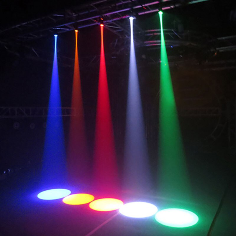Multifunctionele Mini Draagbare 3W Rgb Kleurrijke Led Spots Disco Spiegel Bal Ktv Dj Party Show Beam Projector Podium Verlichting