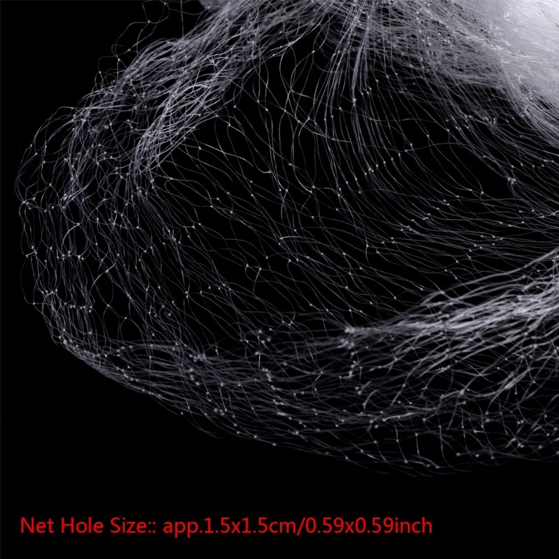 Fishing Fish Mesh Trap Monofilament Gill Net Netting Tackle Outdoor 20M x 1M