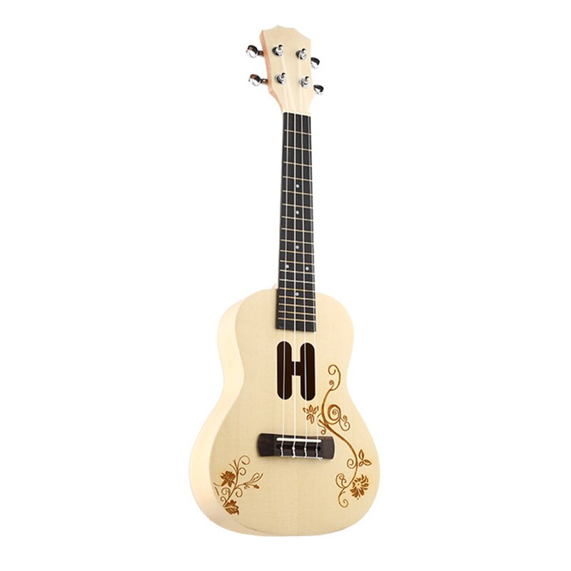 23 inch Ukulele Maple wood Mini Travel guitar Hawaii ukelele 4 kinds of patterns