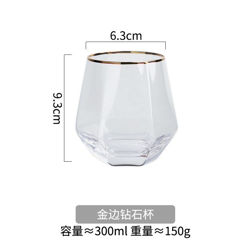 Nordisk diamantglas glas glas vandglas juice kold drikke mælk glas vin vin whiskyglas: Phnom penh