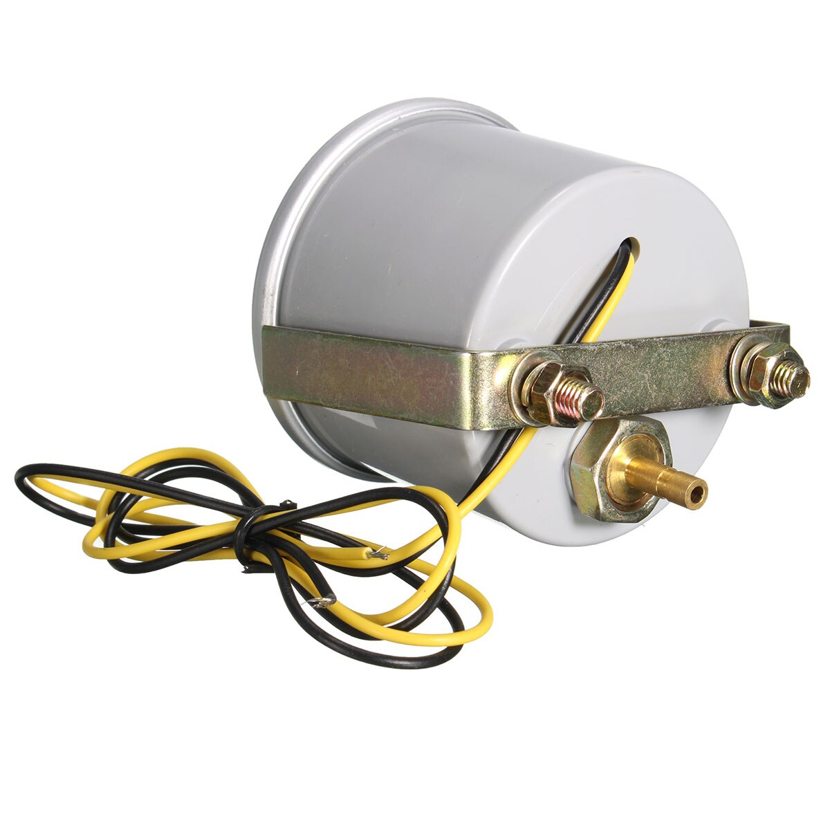 12V Auto Gauge 2 "52Mm Bar Boost Gauge -1 ~ 2 Bar Vacuüm Druk Meter Blauw licht Zwart Velg Turbo Druk Meting