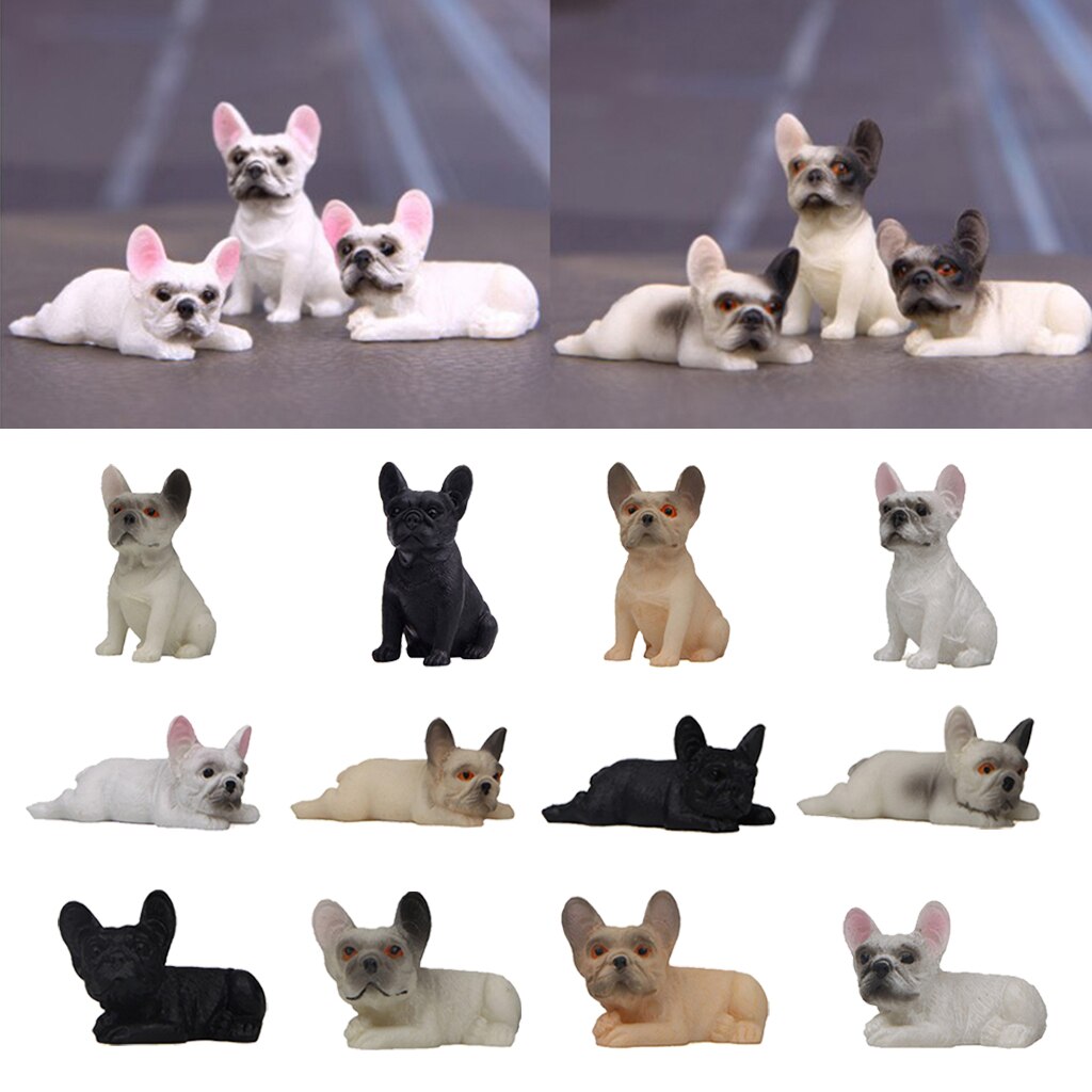 Decorative figure French bulldog figure dog figure animal figure toy