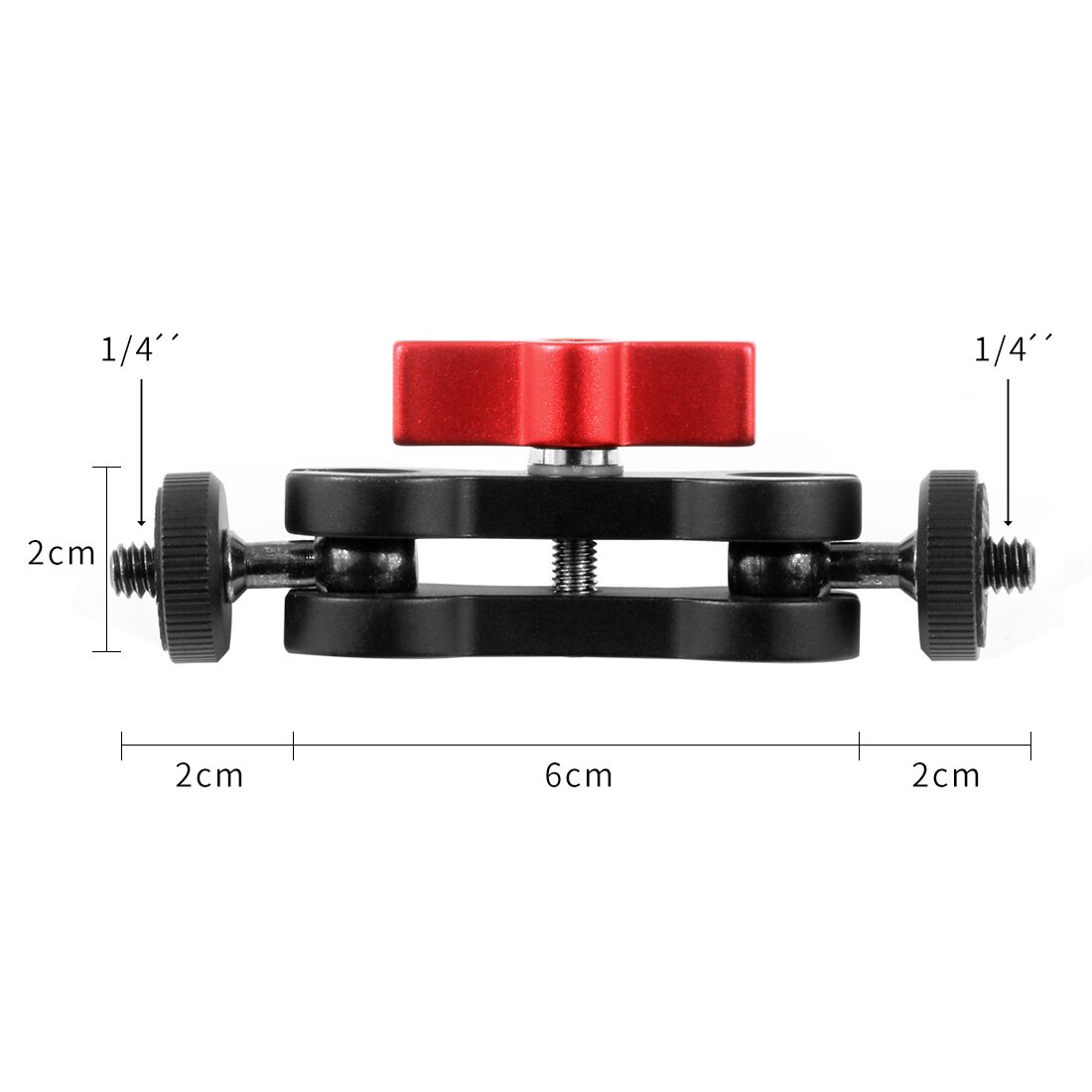 4-Ring Shoe Adapter Ring Microfoon Mount voor Zhiyun Glad 4 Handvat Gimbal toegepast op Reed Microfoon LED video