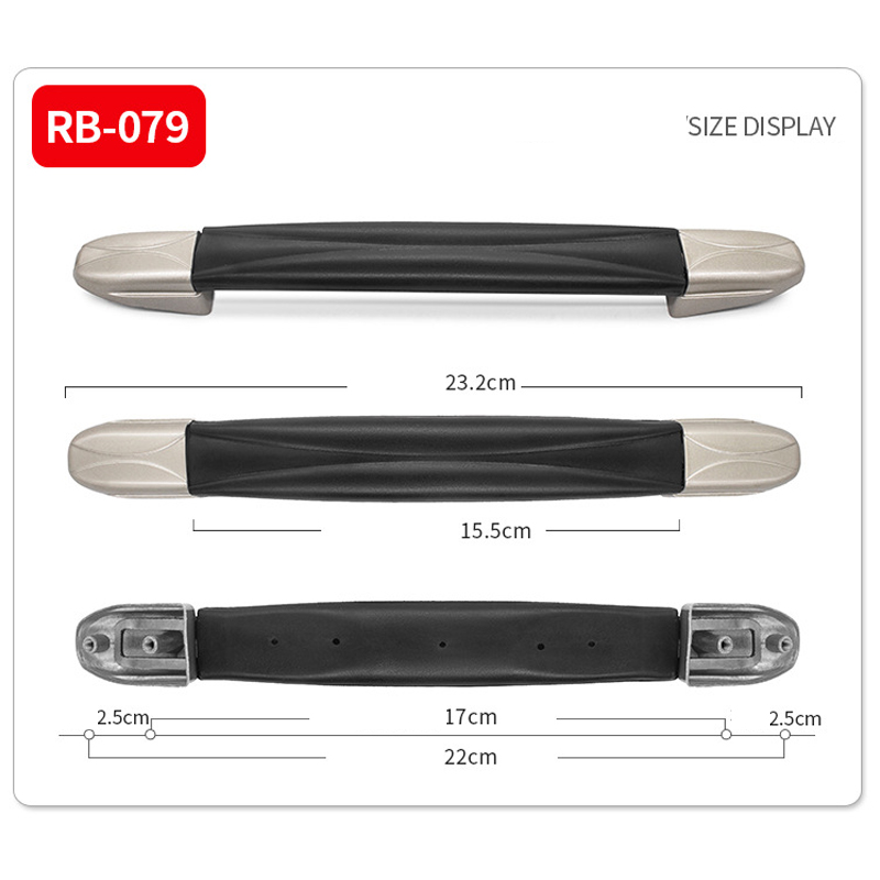 20 arten Schwarz Universal Gepäck Griff Koffer Griff Ersatz Reise Trolley Griff Tasche Griff Grip Zubehör: Rosa