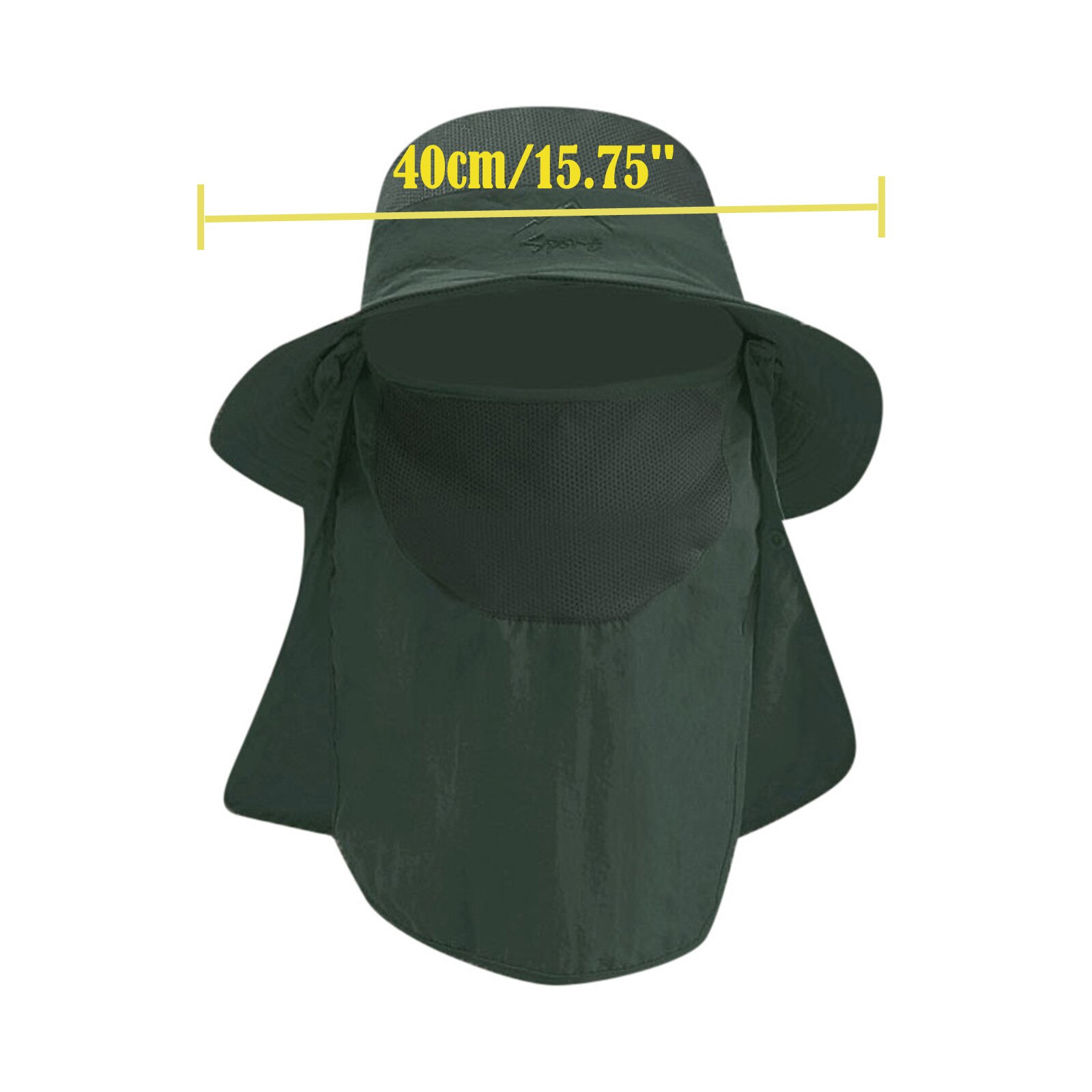 Mannen Vissen Hoed Outdoor Vissen Cap Uv Bescherming Verstelbare Ademend Zonnescherm Solid Casual Thermische Vissen Hoeden