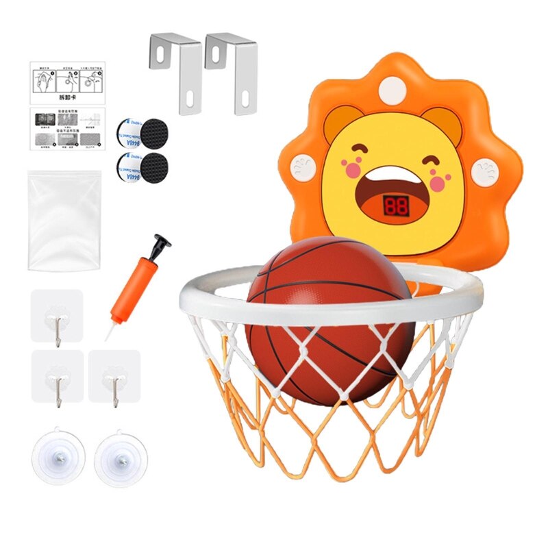 Mini Basketbal Hoepel Basketbal Stand Indoor Spel Met Opgeblazen Mand Bal &amp; Pomp Interactieve Speelgoed Speeltoestel Voor Peuter G2AE