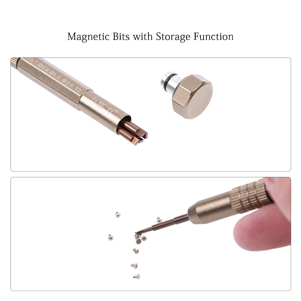 6 in 1 Screwdriver Set for iPhone X 8 7 6S 6 Repair Tools Opening Disassemble Kit for iPhone mainboard with Storage Function