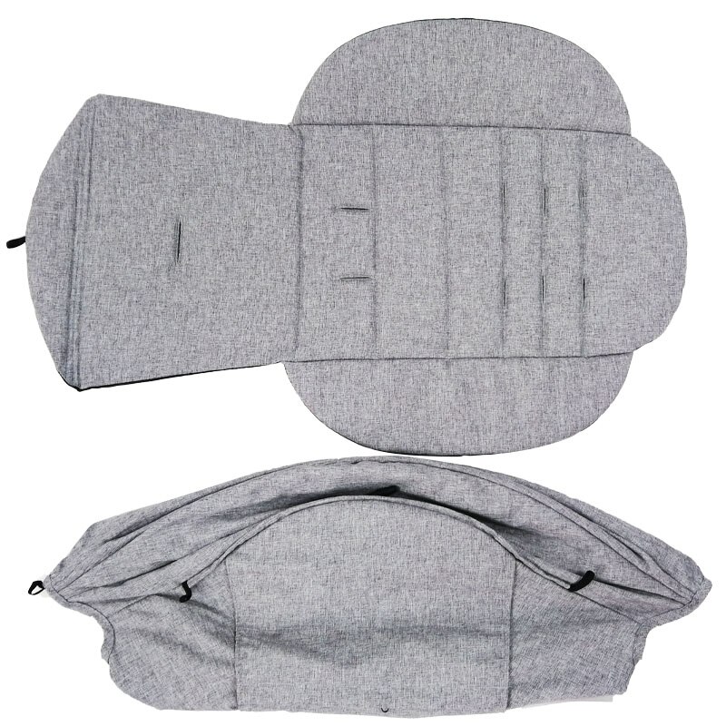 Capota de cochecito y colchón de 175 grados para Babyzen Yoyo Yoya Babytime con cremallera trasera, accesorios de cochecito de bebé: flax gray