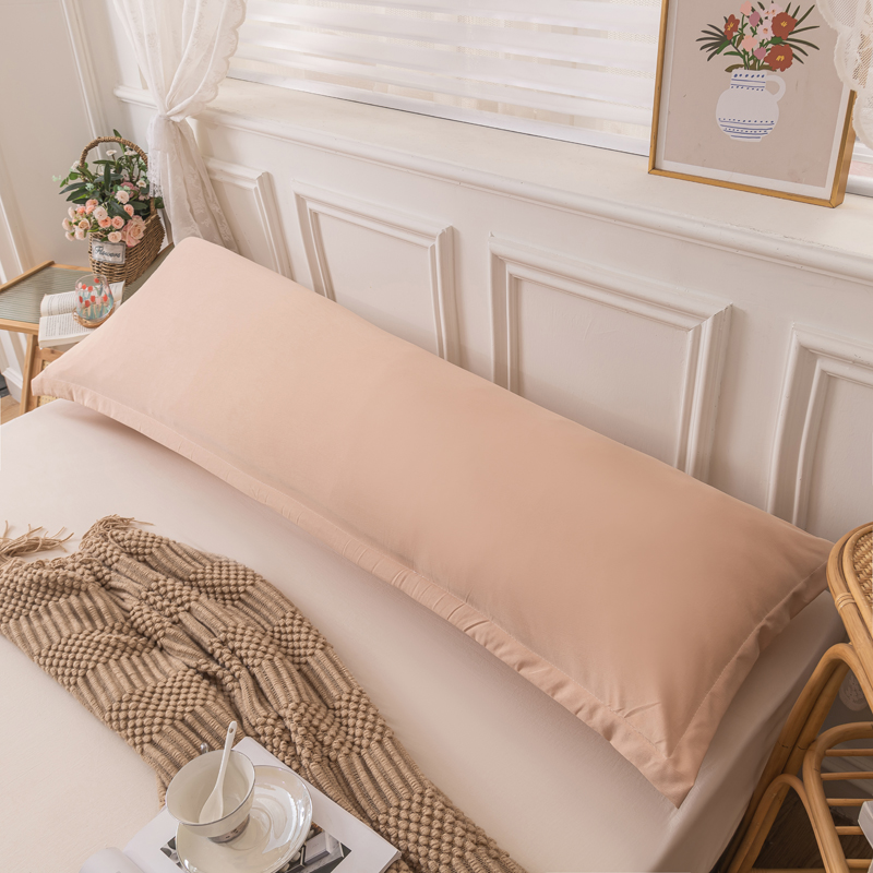One Piece Double Long Pillowcase Home Couple Pillowcase Extended Pillowcase (Excluding Core): 50*70cm / Gold