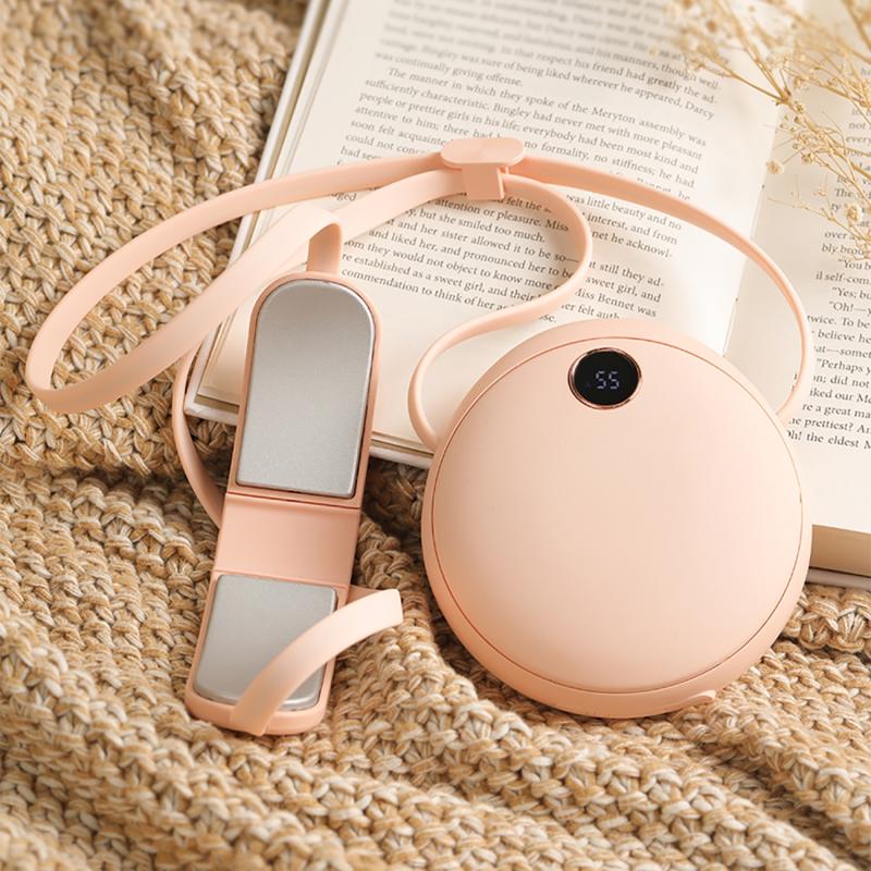 Przenośny ogrzewacz robić dłoni z paskiem na szyję elektryczny podgrzewacz robić rąk regulacja temperatury USB akumulator mini grzejnik ciepła ręka i szyja