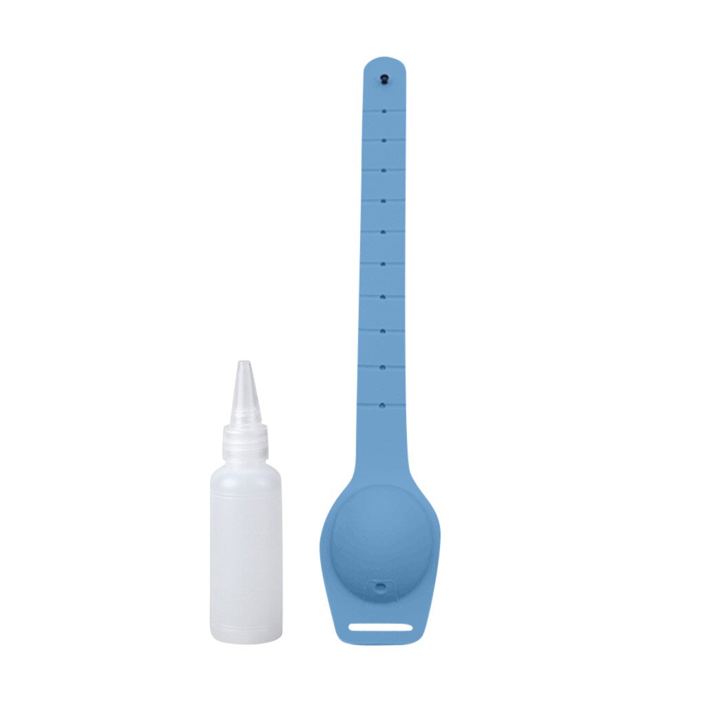 Disinfettante per le mani di Erogazione Portatile braccialetto Del Braccialetto Mano distributore 10ML Creativo Strumenti di Pulizia Portatile Distributori di Sapone: B