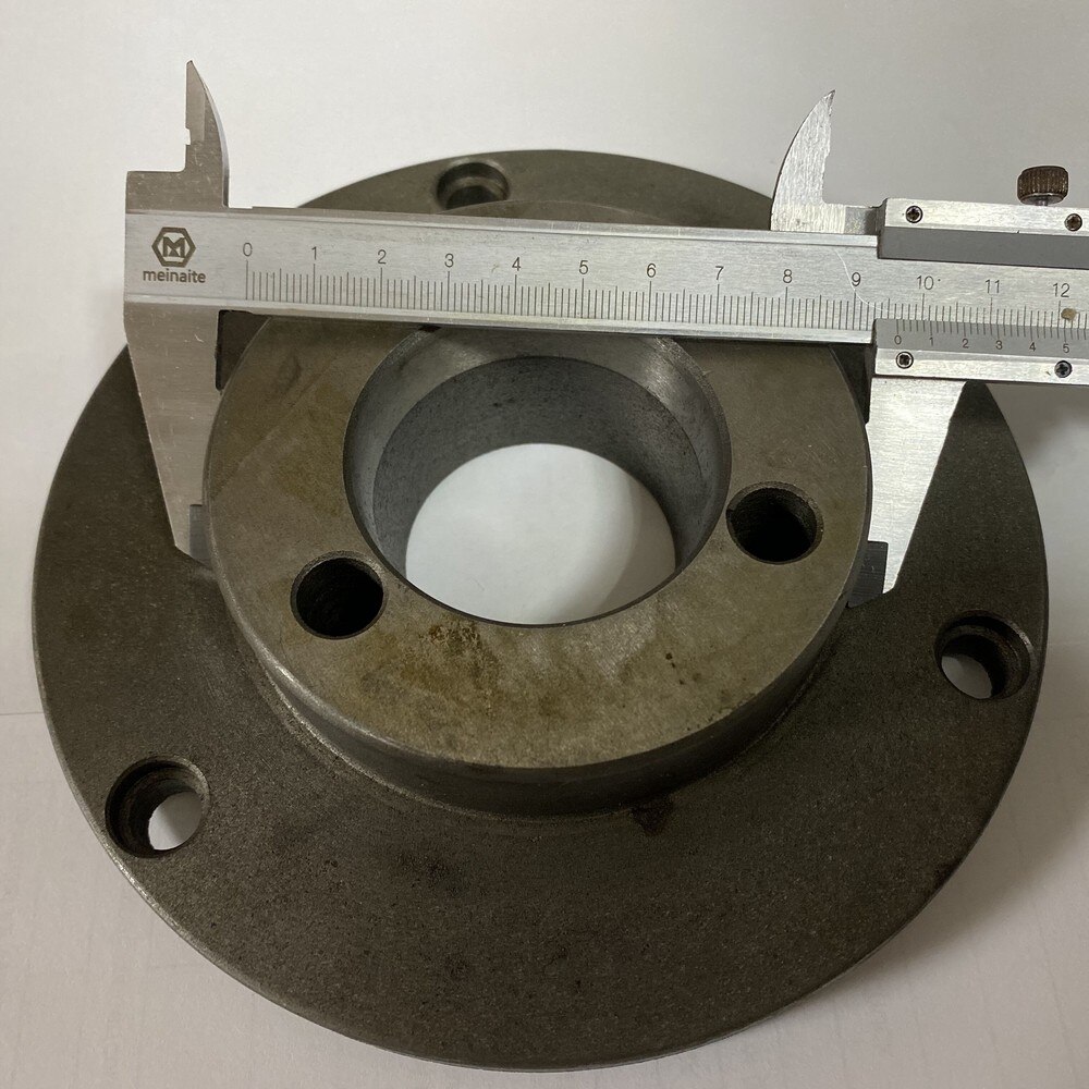 Freesmachine Draaibank Flens Indexering Plaat Aansluiten Plaat Voor 3 Kaken K11-160 4 Jaw K12-160 160Mm Chuck
