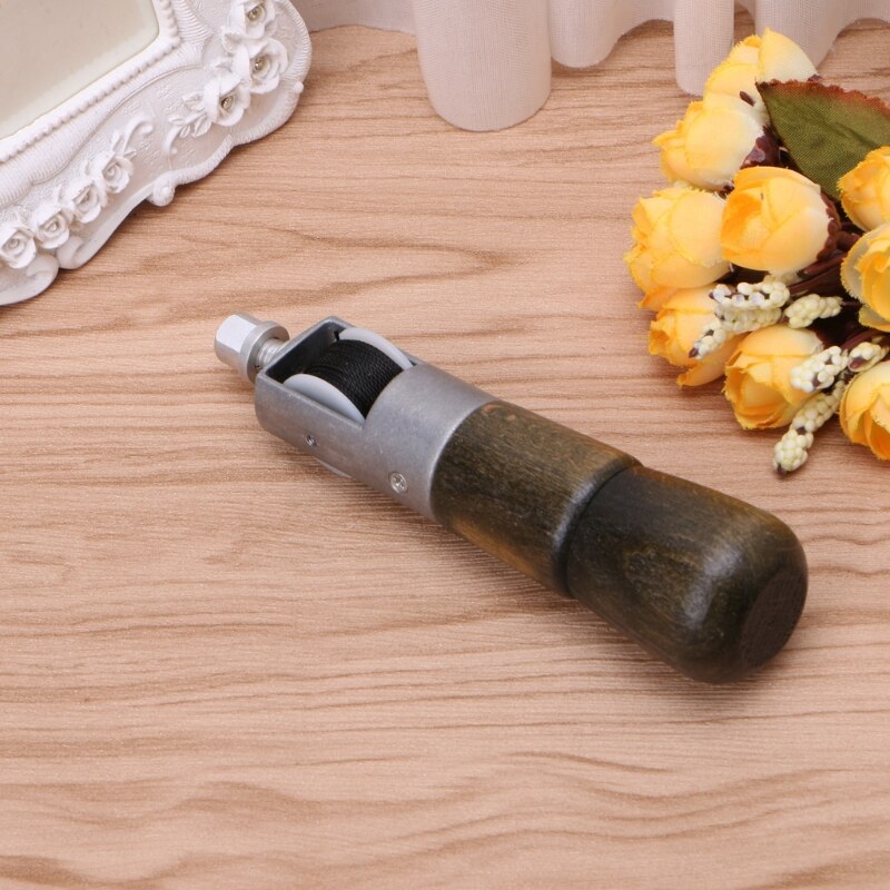 Leathercraft Lock Stitch Sewing Awl Thread Kit Needles Stitch Leather Fabric Grocery