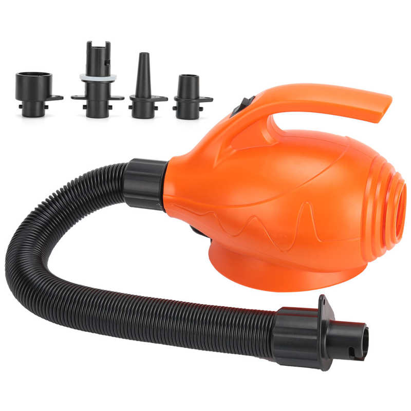 600W AC Air Pump Rubber Dinghy Airbed Inflatable Sofa Inflatable Pool Electric Inflator Pump 220-240V rowing boats accessories