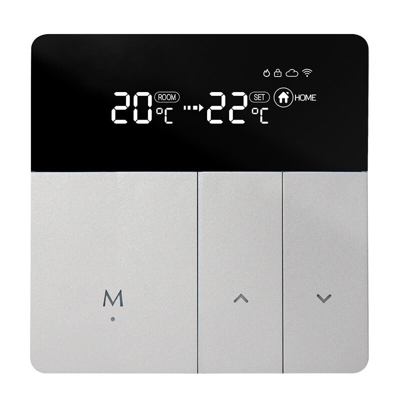 EBEE Tuya WiFi Thermostat for Underfloor Electric Heating Cable Film System Works With Google Home Alexa: Default Title