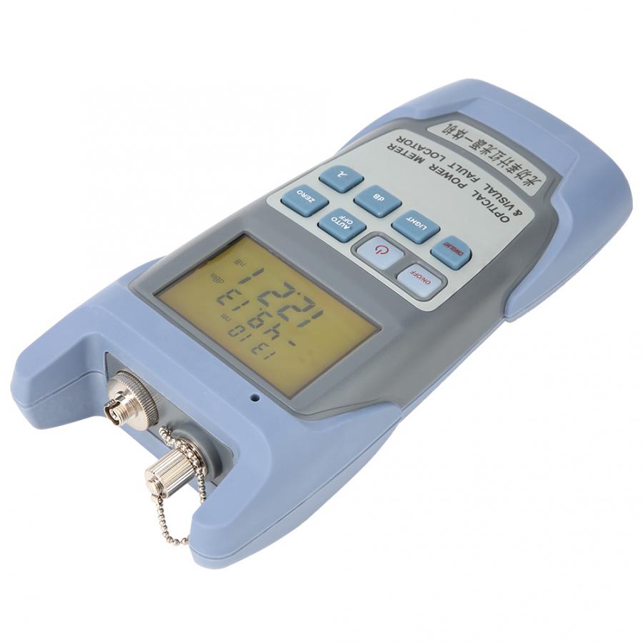 Handheld Fiber Optical Power Meter Visual Fault Locator Fiber Optic Cable Tester -70~ + 10dB Handheld Fiber Optical Power Meter