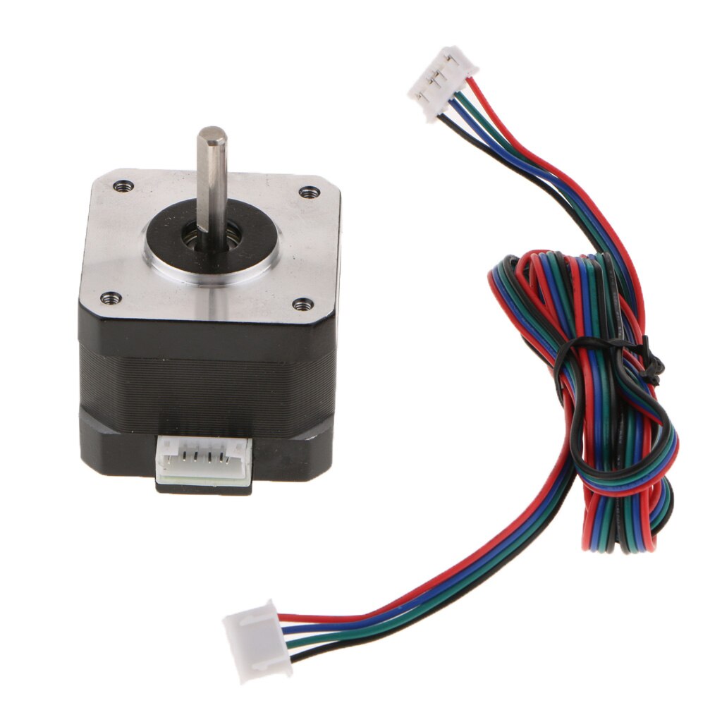 42 Stepper Motor Nema 17 Bipolar 42mm 4.4kg.cm 1.68A 4 Lead 3D Printer Hobby CNC with Motor Line