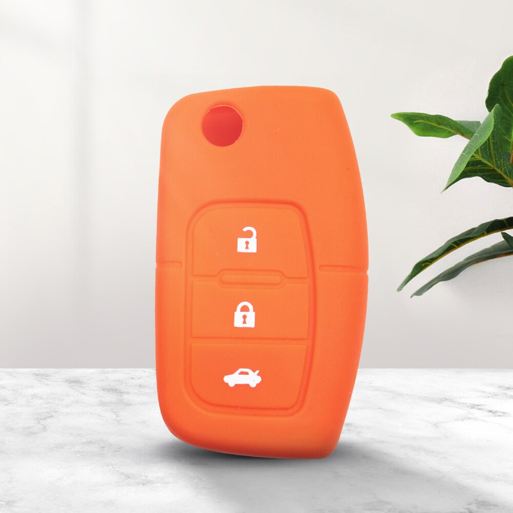 Silicone Car Key Case Cover - For Ford Fiesta Focus C-Max Galaxy Kuga Mondeo Falcon B-Max Eco Sport - Smart Remote Fob