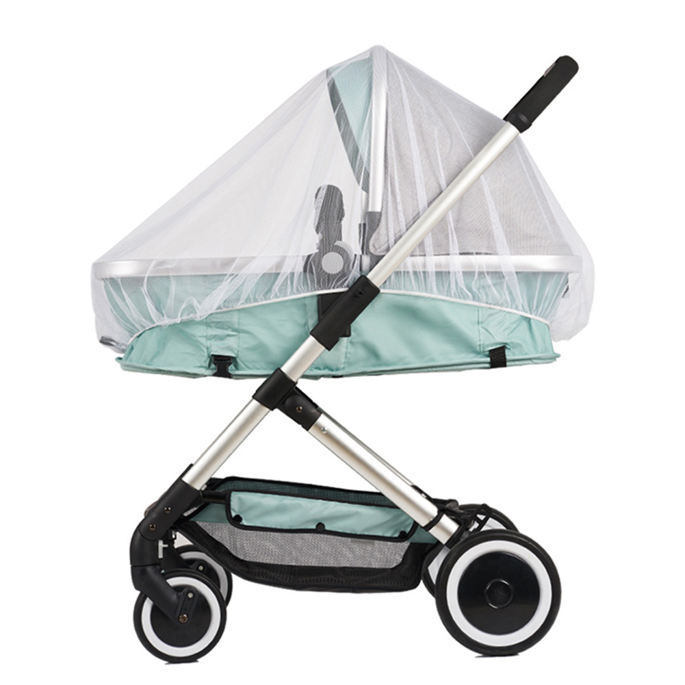 Baby Stroller Full Cover Accessories Safe Pushchair Fly Insect Protection Mosquito Net Buggy Summer Cart Crib Netting Mesh