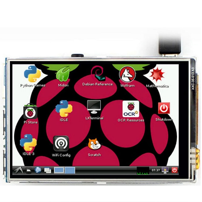 Waveshare 3.5Inch RPi LCD (A) Resistive Touch Screen TFT Display for Raspberry Pi 320x480 High Resolution SPI Interface