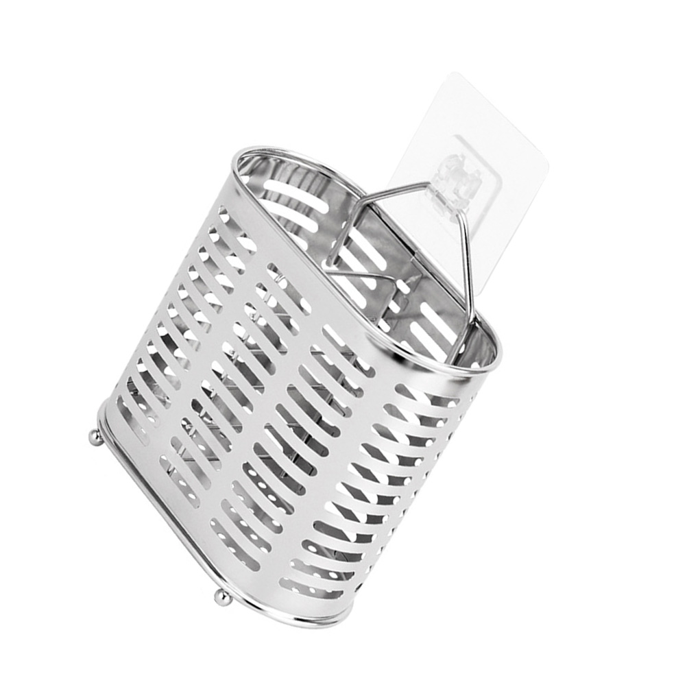 Stainless Steel Chopstick Holder Utensil Organizer Cooking Tool Storage Rack Lightweight Polished Drain Holes Multi