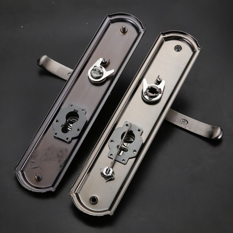 Universal Beveiliging Deur Handvat Aluminium Legering Deurklink Verdikte Panel Handvat Deurslot Fittings Huishoudelijke Hardware