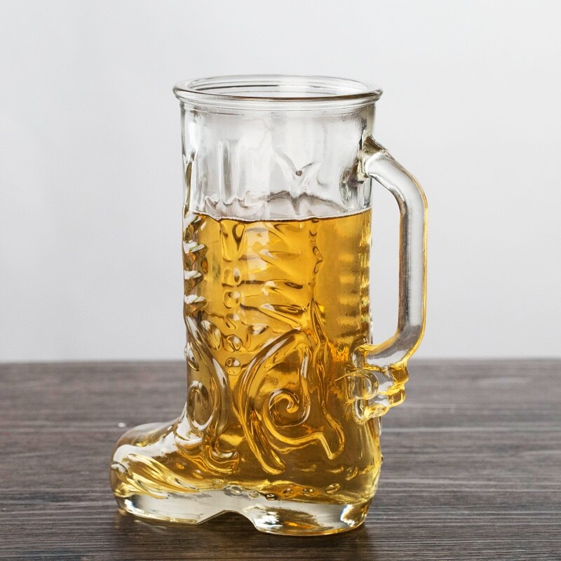 Fatöl mugg stövlar kopp med stor förtjockad juice glas bar ktv med personlighet glas öl mugg  lb030601