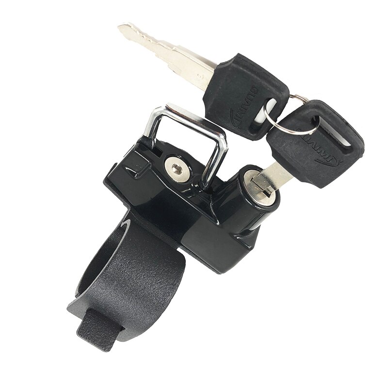 Motorcycle Helmet Lock Kit Aluminum with 2 Keys For BMW F650GS 650GS F700GS 700GS F800GS 800GS 2004: Black