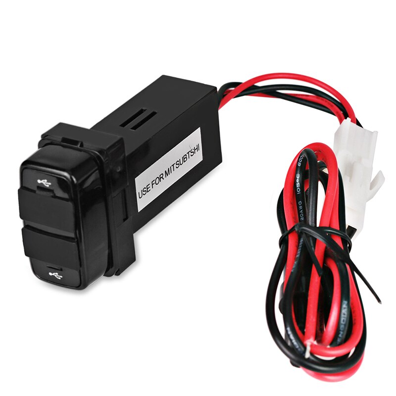 Double prise de chargeur de voiture 12V | Interface USB, convertisseur de puissance, pour GPS, chargeur de téléphone portable: Default Title