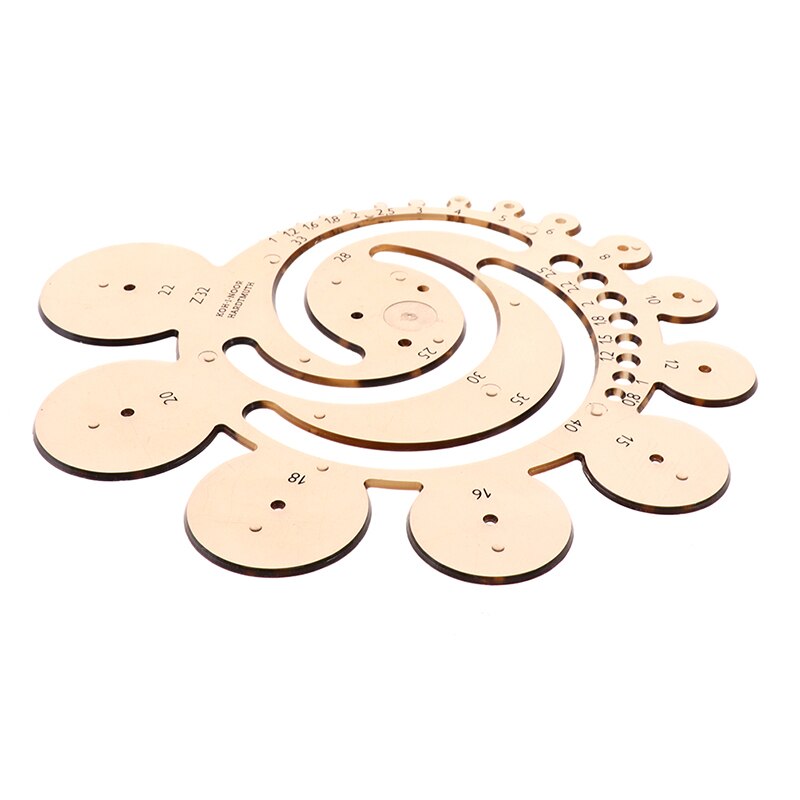 Radius ruler Multifunction Drawing Ruler Mathematics Measuring Drafting Template Drawing Circle Stencil Drawing Cartography