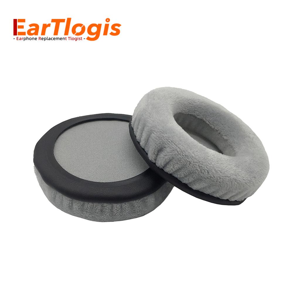 EarTlogis Samt Ersatz Teile für Superlux HD330 HD660 HD668B HD669 HD681 EVO HD681B HD662 HD662B Ohrpolster Stoßstange Stirnband: Weiß