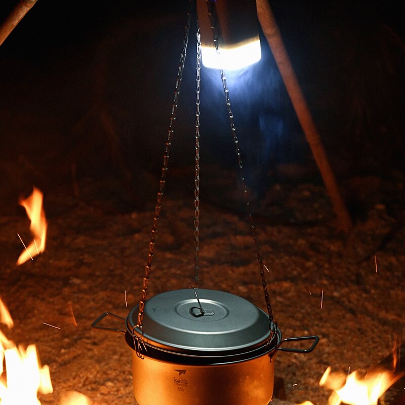 Keith Titanium Hanging Chains Camping Cookware Hanging Chain 38g Ti1600