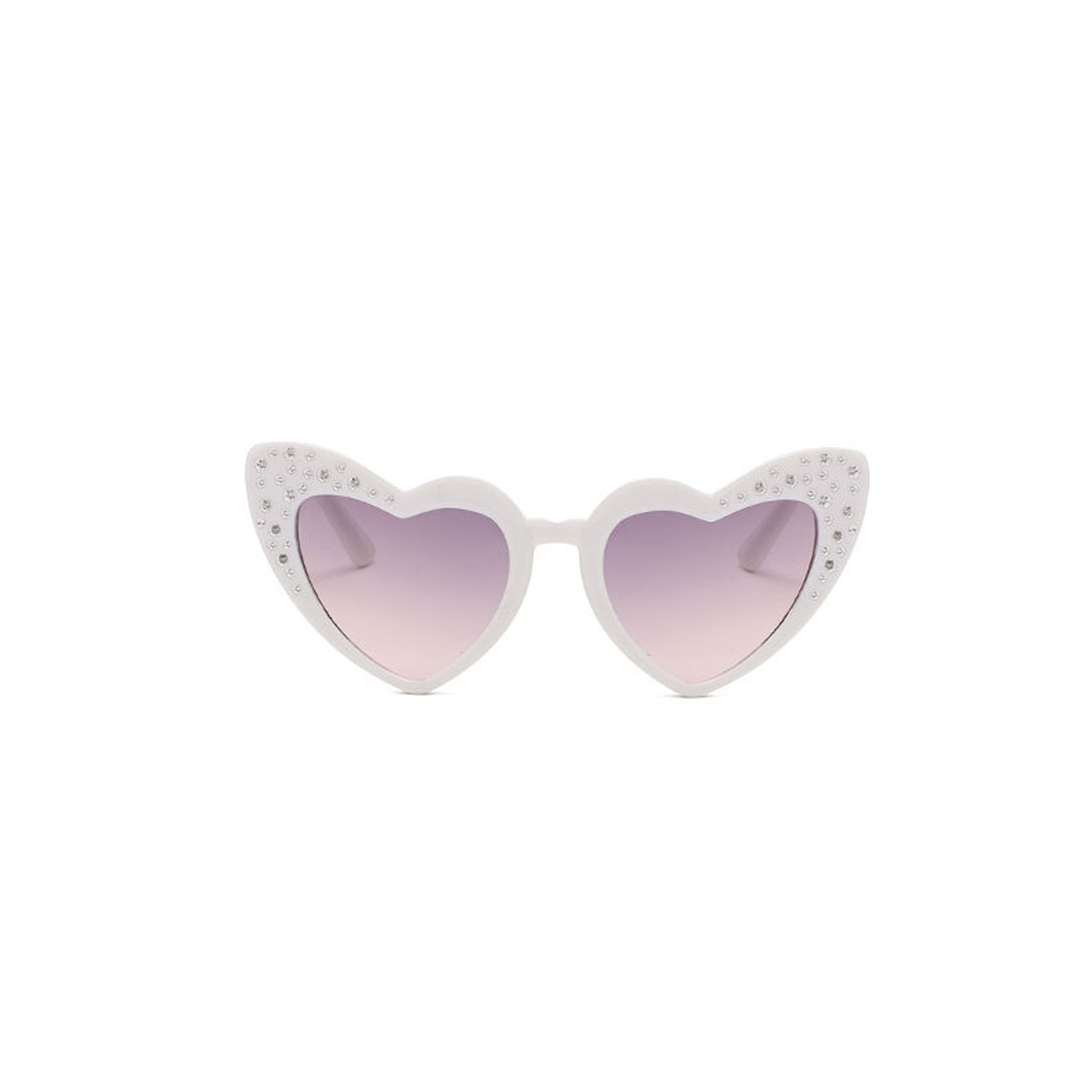 Kids Sunglasses Peach Heart Studded Children's Sunglasses Love High-end Rhinestone Girls Sunglasses