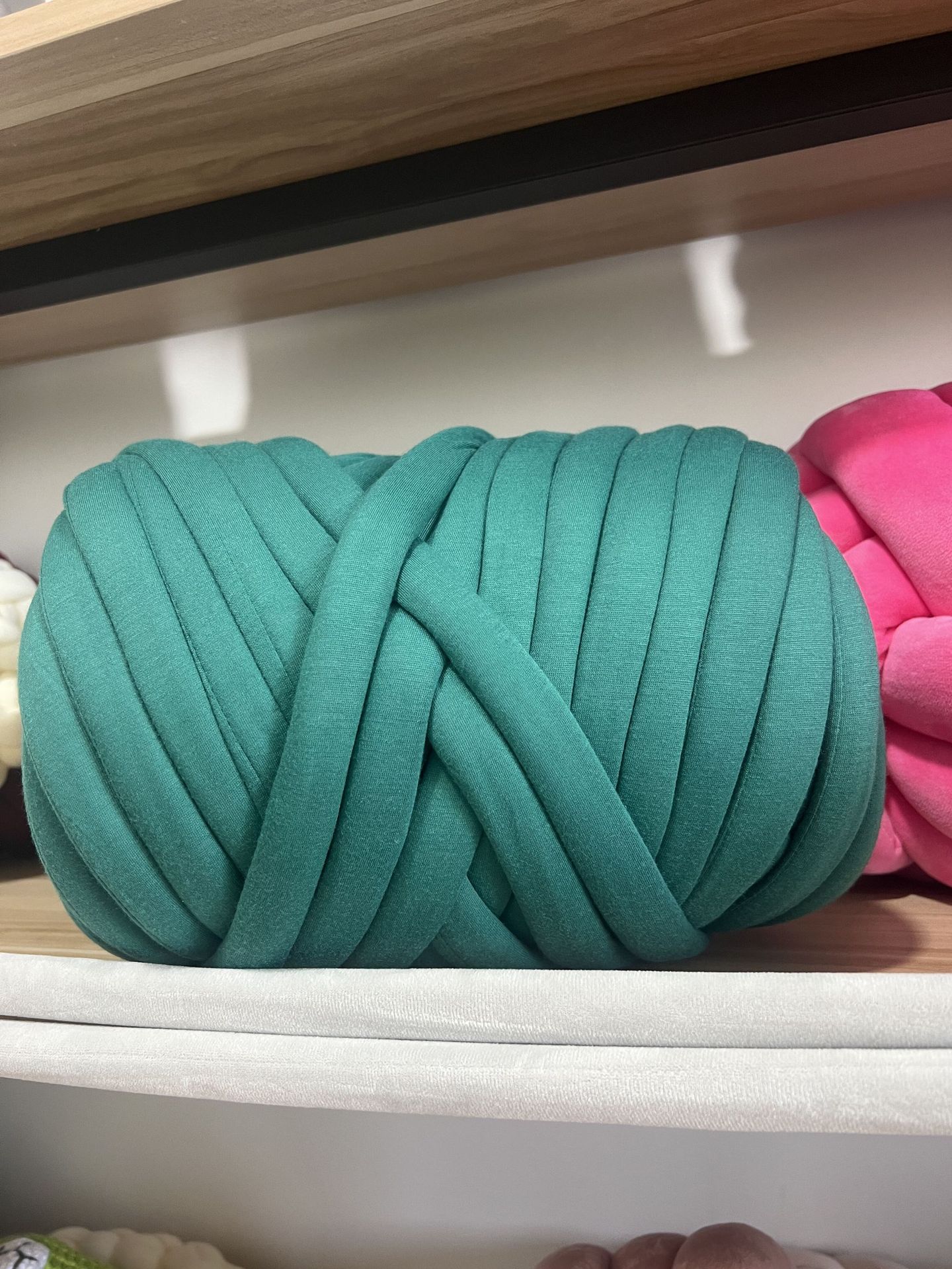 Thick Big Giant Yarn for Hand-knitting Ultra-thick DIY Arm Knitting Roving Blanket Spinning Threads Crochet No Needle Needed: Turquoise