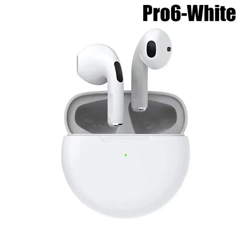 Profi 6 TWS Bluetooth-Kopfhörer für iPhone, kabelloses Bluetooth-Headset, Ohrhörer mit Geräuschunterdrückung und Mikrofon, Profi6 kabellose Kopfhörer: verrotten