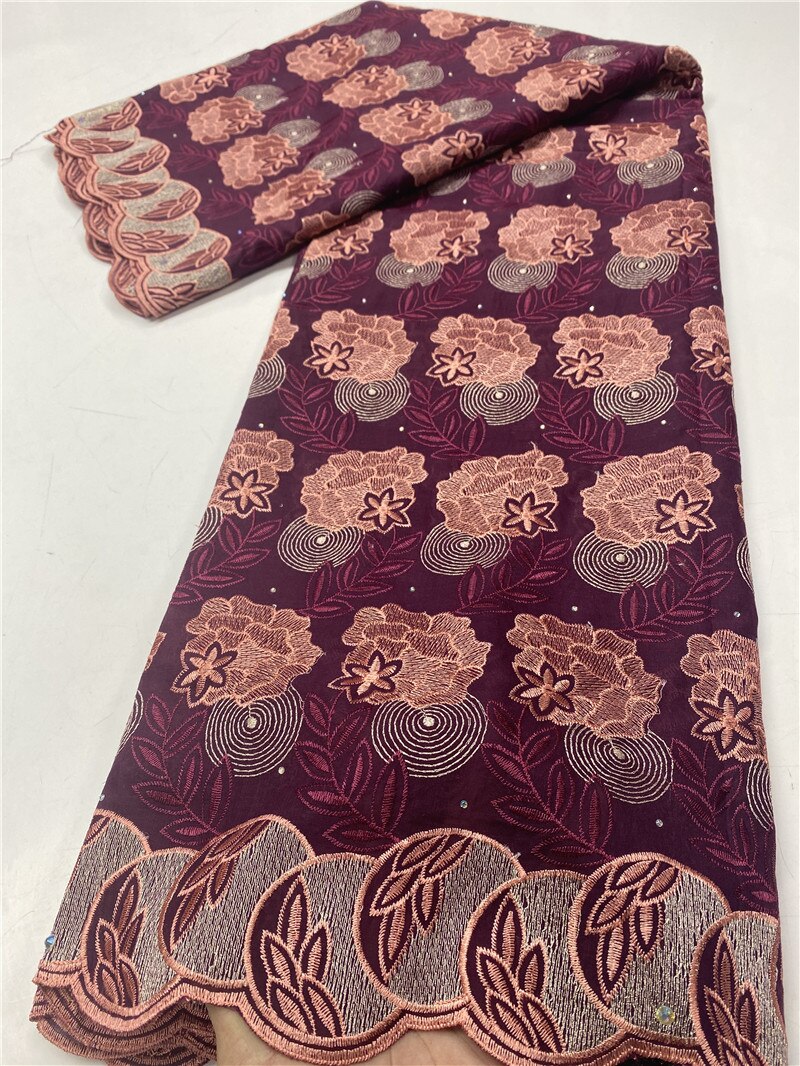 African Lace Fabric Lace Swiss Cotton Lace Fabric Swiss Voile Lace In Switzerland For Nigerian Party YA3714B-3