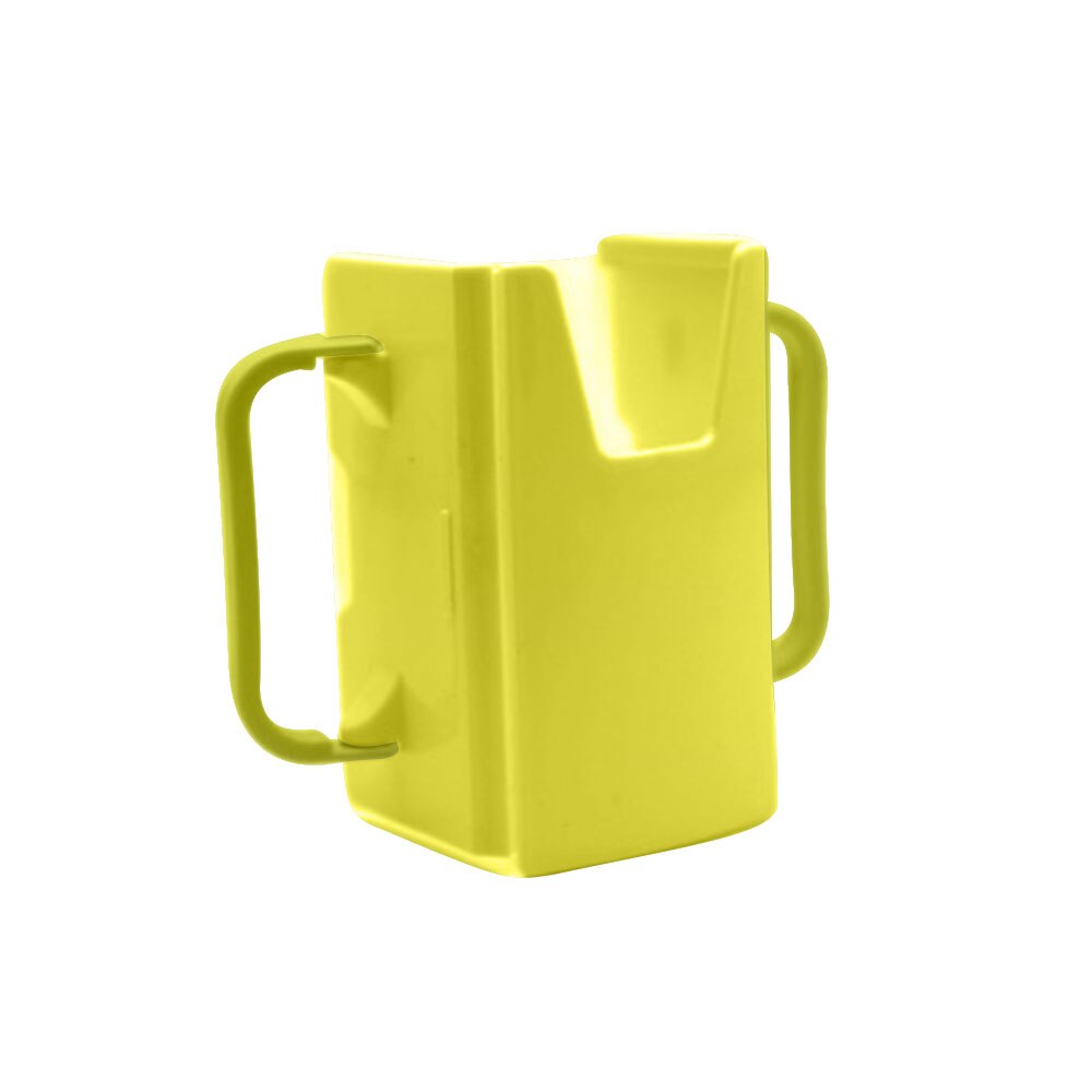 Infant Baby Bottle Cup Milk Holder Adjustable Safety Baby Toddler Juice Milk Box Drinking Bottle Cup Holder Anti-Spill Container: Green
