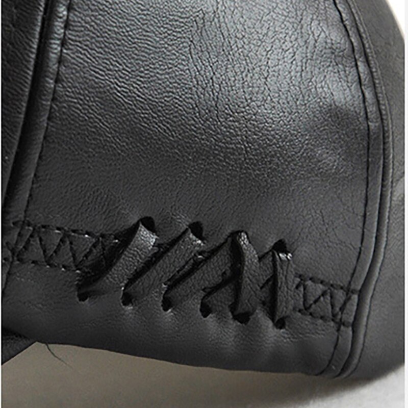 Winter Cap Pu Lederen Baseball Cap Mannen Snapback Hoed Casquette Gorras Para Hombre Mannen Trucker Mannelijke Hoed