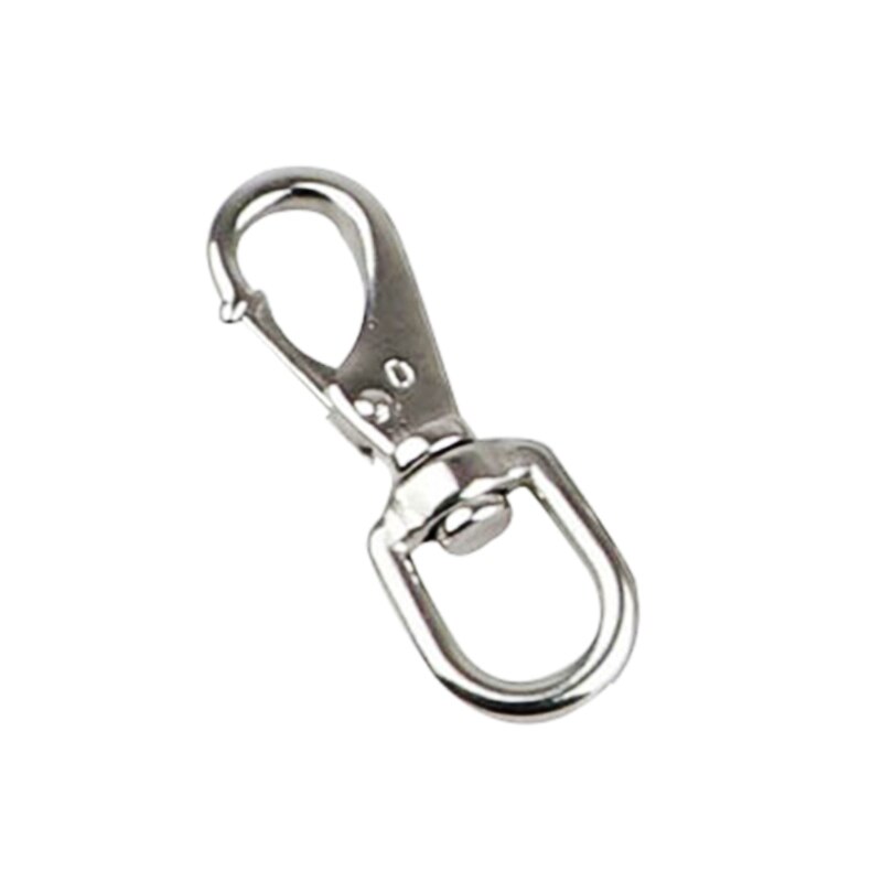 Rvs Kogelstangkop Snap Haken Duiken Clips Lente Haak Voor Vogel Feeders, Huisdier Kettingen, hond Tie-Out Kabel, Sleutelhanger: 0