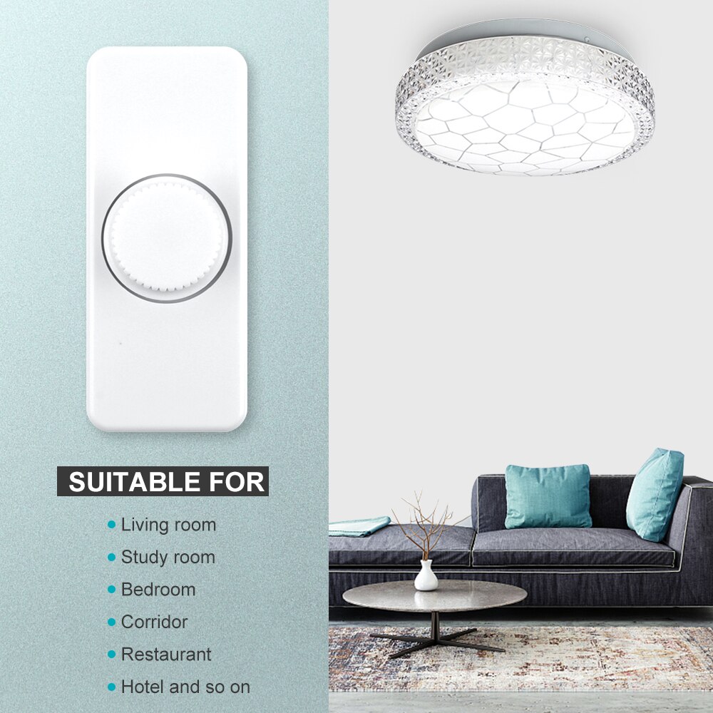 Interrupteur variateur LED mural intelligent, réglable, 220-240V, commande d&#39;éclairage