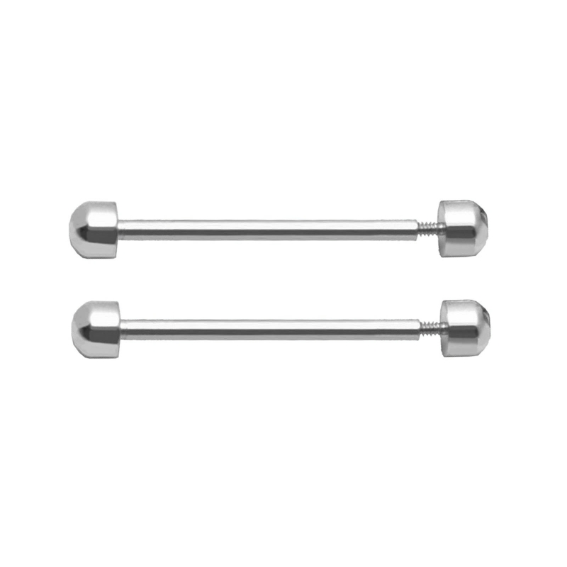2 unids/pack correa de reloj pasadores de tornillo varilla de conexión pasadores de correa de reloj herramienta de reparación de: S / Plata