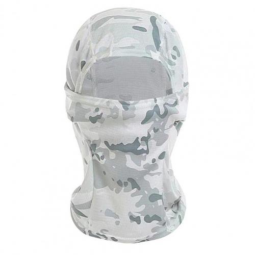 Winter Wärmer Thermische Winddicht Sturmhaube Kalten nasser Hütte Helm Liner Volle Gesicht Kappen Männer Frauen Kappe Beanies: Snowfield Tarnung
