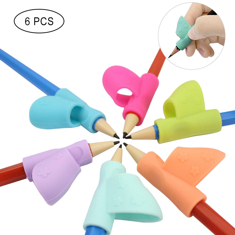Silicone Pencil Grips for Kids Handwriting Posture Correction Training Writing for Toddlers Kids Preschoolers Students Pen Grip