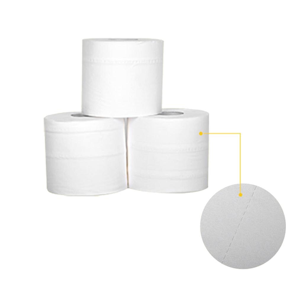 12 Roll Houtpulp Toiletpapier Handdoek 5 Lagen Reliëf Food Grade Geen Core Tissue