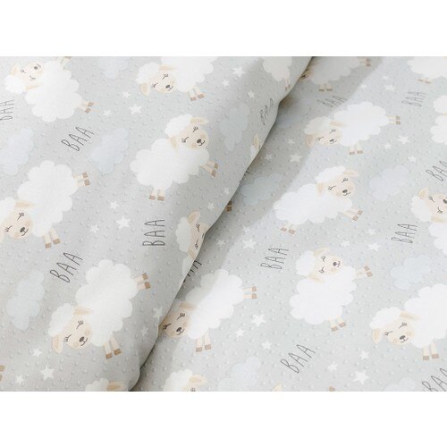 ROXFORM Little Lamb Cotton Baby Duvet cover set 100 X150 cm Gray