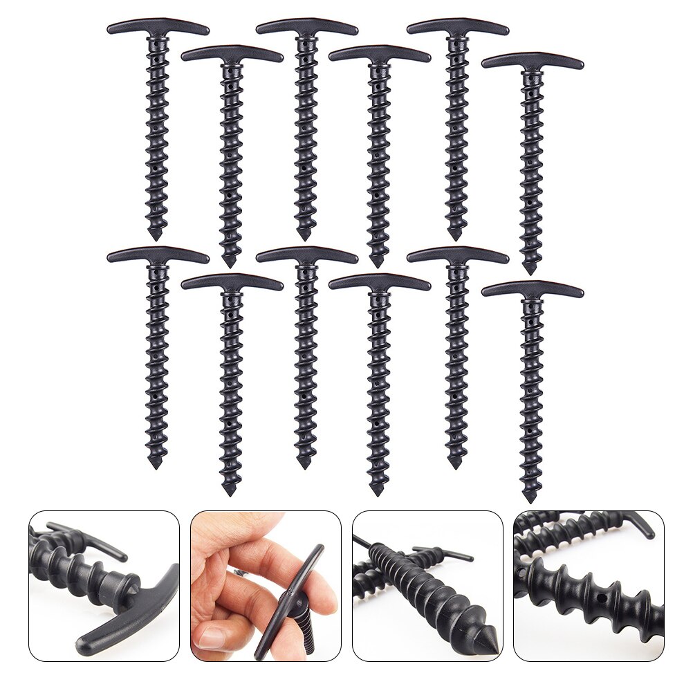 10Pcs Tent Stakes Durable Garden Stakes Fixing Ground Nails Ground Pegs