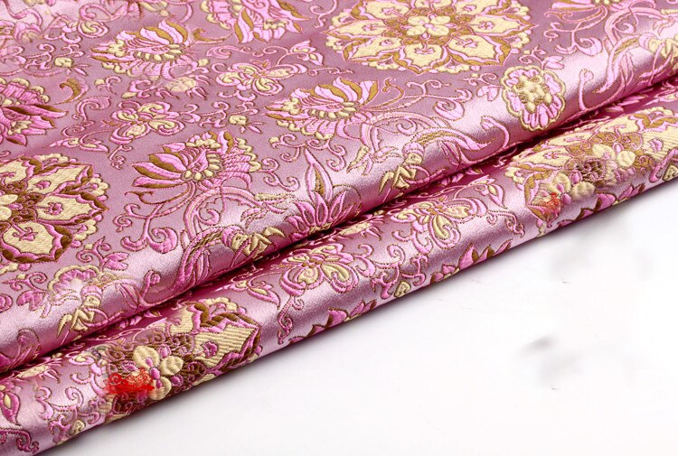 75 x 50cm brokade silke stof damask jacquard tøj kostume polstring møbler gardin tøj materiale patchwork: 4