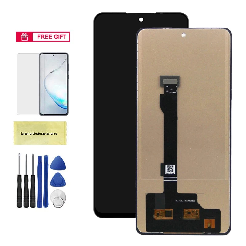 Pantalla para Xiaomi Redmi Note 12 Pro+ / 12 Pro Plus pantalla Lcd Digitalizador de pantalla táctil con marco para Xiaomi Redmi Note 12 Pro 5G: Caqui